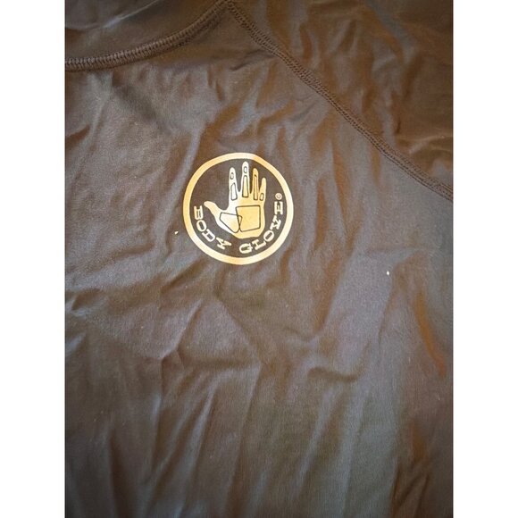 Body Glove  Black Short Sleeve Rash Guard Shirt M Outdoor Workout Swim - Picture 4 of 5